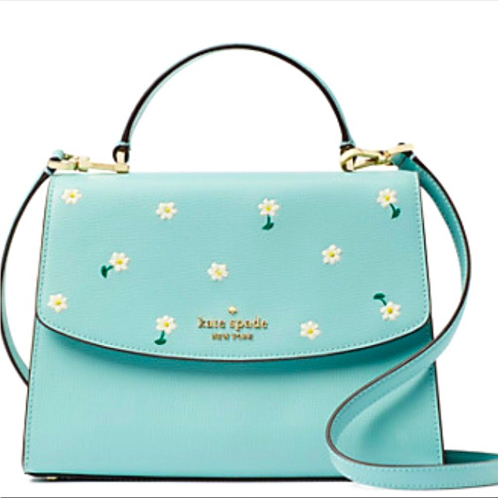 Kate spade daisy embroidered satchel